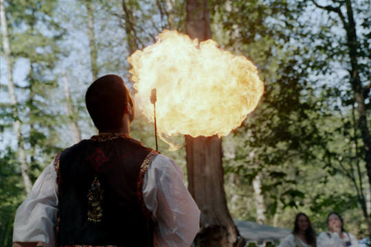 wesley gomes, fire dancer.